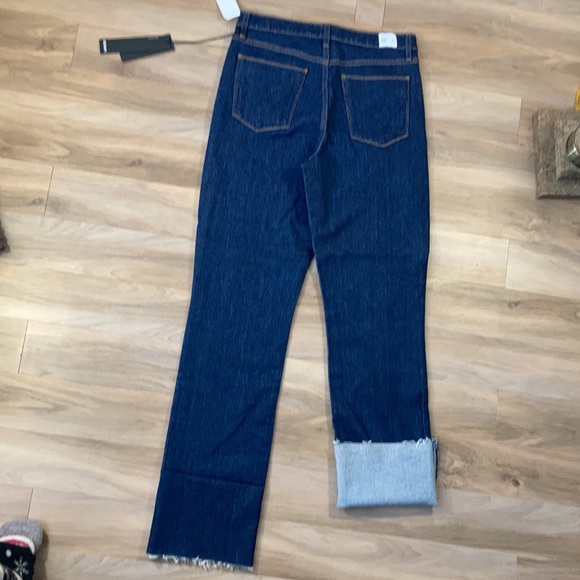 Hudson high rise Zoeey deep cuff straight crop jean size 27 - Picture 10 of 14